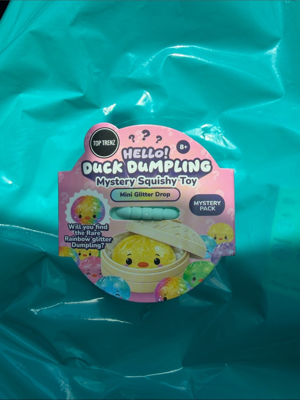 Hello! Duck Dumpling Mystery Squishy Toy - Pink